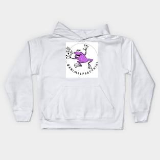 Animal Party Kiki - purple Kids Hoodie